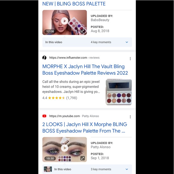 🎈SALE JACLYN HILLXMORPHE BLING BOSS PALETTE NEW❗️ - Picture 8 of 8